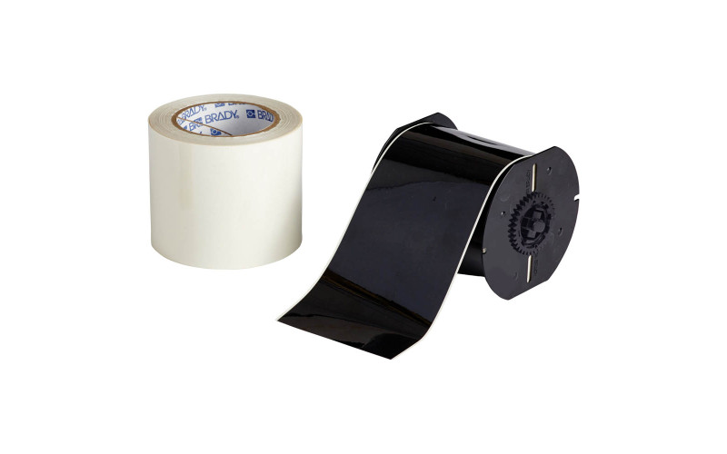 Toughstripe Printable Floortape 101mm x 30m roll Black (B30C-4000-483BK-KT) Toughstripe Printable Floortape 101mm x 30m roll Black (B30C-4000-483BK-KT)