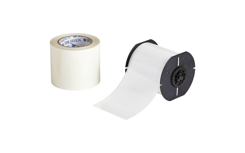 Toughstripe Printable Floortape 101mm x 30m roll White (B30C-4000-483WT-KT)