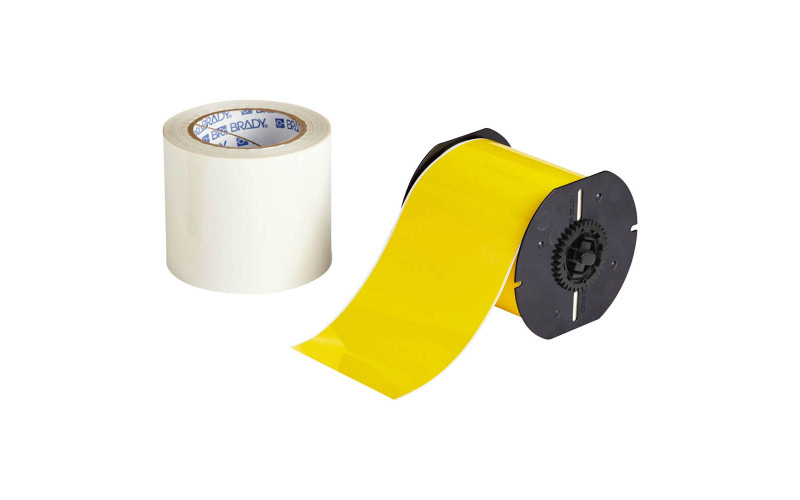Toughstripe Printable Floortape 101mm x 30m roll Yellow (B30C-4000-483YL-KT) Toughstripe Printable Floortape 101mm x 30m roll Yellow (B30C-4000-483YL-KT)