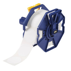 J7300 Vinyl Circular Labels 50.8mm x 500 roll (J-390-2595)