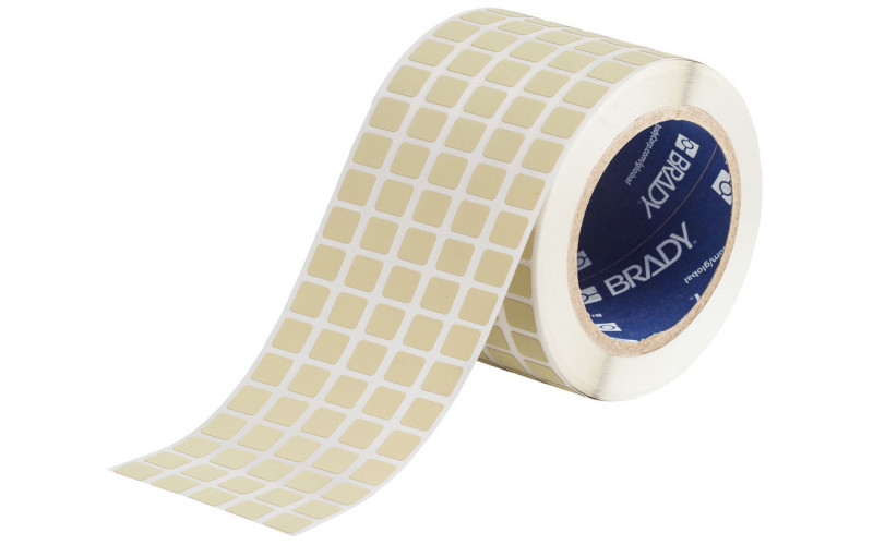 Brady Polyimide Amber Labels THT-12-724-10, 11.10mm x 12.70mm x 10,000 labels Brady Polyimide Amber Labels THT-12-724-10, 11.10mm x 12.70mm x 10,000 labels