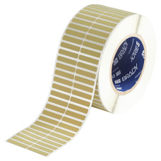 Brady Polyimide Amber Labels THT-13-724-10, 6.35mm x 31.75mm x 10,000 labels