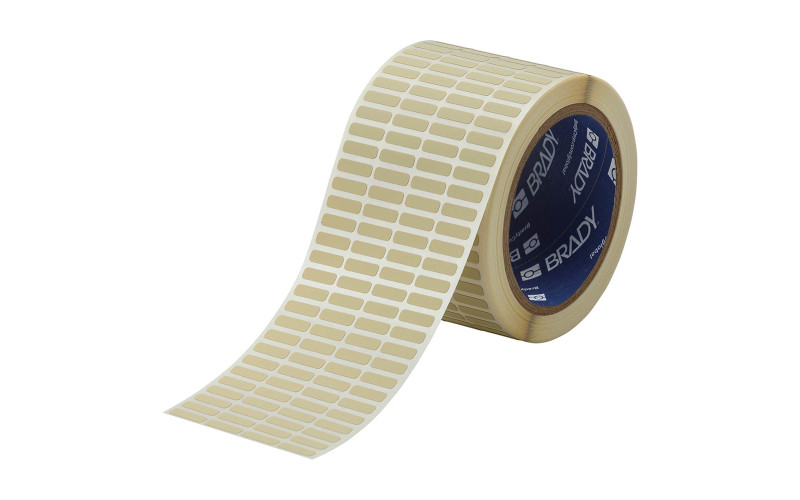 Brady Polyimide Amber Labels THT-14-724-10, 5.08mm x 16.51mm x 10,000 labels Brady Polyimide Amber Labels THT-14-724-10, 5.08mm x 16.51mm x 10,000 labels