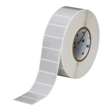Brady Tamper Resistant Silver Labels THT-17-362-3, 25.40mm x 50.80mm x 3,000 labels