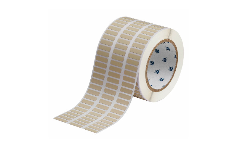 Brady Polyimide Amber Labels THT-41-724-10, 4.75mm x 25.40mm x 10,000 labels