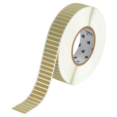 Brady Polyimide Amber Labels THT-43-724-10, 6.35mm x 31.75mm x 10,000 labels