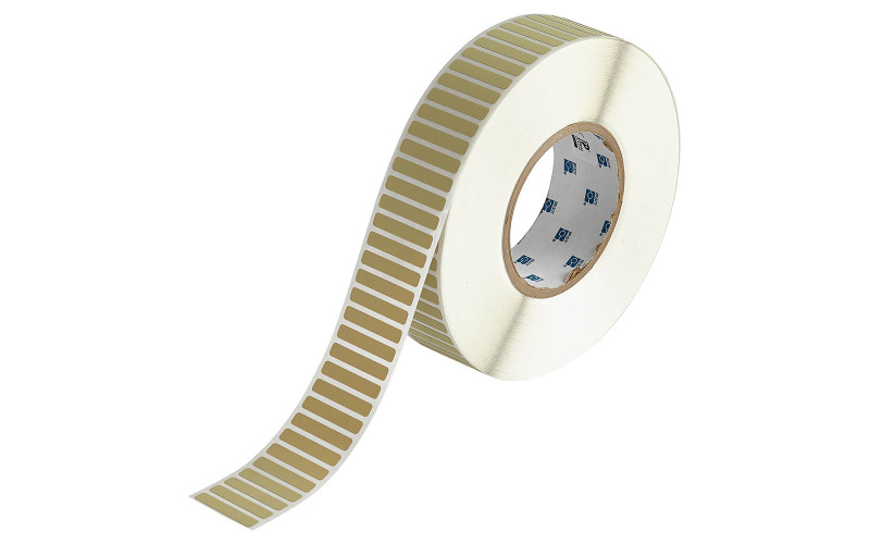 Brady Polyimide Amber Labels THT-44-724-10, 6.35mm x 34.93mm x 10,000 labels Brady Polyimide Amber Labels THT-44-724-10, 6.35mm x 34.93mm x 10,000 labels