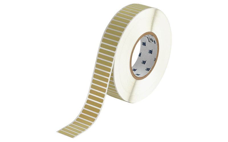 Brady Polyimide Amber Labels THT-45-724-10, 6.35mm x 38.10mm x 10,000 labels Brady Polyimide Amber Labels THT-45-724-10, 6.35mm x 38.10mm x 10,000 labels