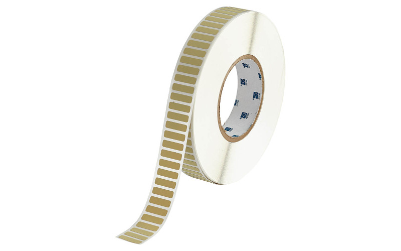 Brady Polyimide Amber Labels THT-49-724-10, 6.35mm x 22.86mm x 10,000 labels Brady Polyimide Amber Labels THT-49-724-10, 6.35mm x 22.86mm x 10,000 labels