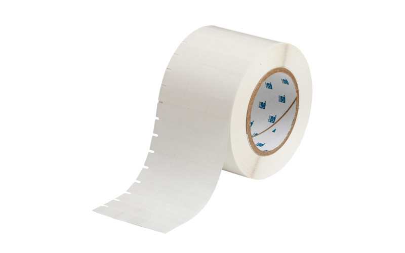 Brady THT-5-521-10, Clear Removable Polypropylene Labels, 12.7 x 25.4mm x 10000 roll