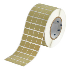 Brady Polyimide Amber Labels THT-50-724-10, 19.05mm x 19.05mm x 10,000 labels