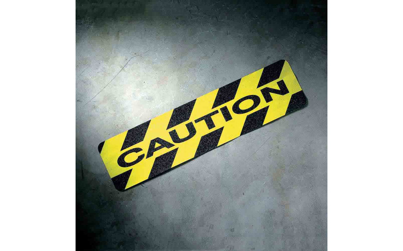 Anti-Skid Cleats, Caution, 610mm x 152mm x 24pcs