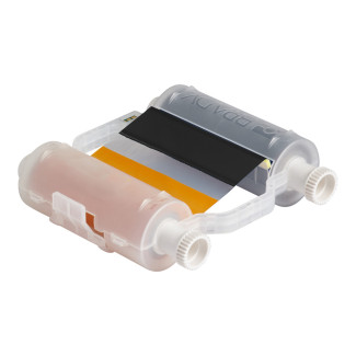 Black/Orange Ribbon, B30-R10000-KO-8, 200mm panels x 60m Black/Orange Ribbon, B30-R10000-KO-8, 200mm panels x 60m