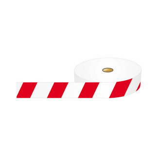 Barricade Tape, Red and White - 75mm x 500m roll Barricade Tape, Red and White - 75mm x 500m roll