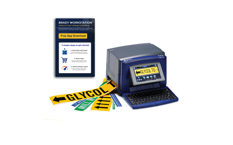 Brady BBP31 Sign and Label Printer with Workstation Software Apps