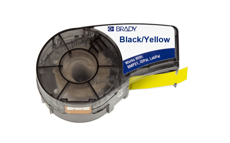 BMP21 Plus B595 Vinyl Label Black/Yellow 6.35mm x 6.4m (M21-250-595-YL) BMP21 Plus B595 Vinyl Label Black/Yellow 6.35mm x 6.4m (M21-250-595-YL)