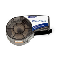B595 Vinyl Label White/Black 19mm x 6.4m (M21-750-595-BK)