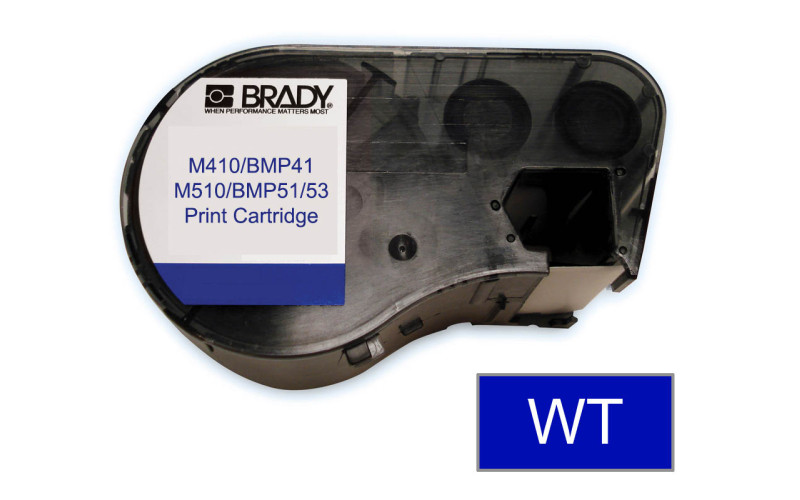 B595 Outdoor 8Yr Vinyl, White/Blue 25mm x 7.6m (M4C-1000-595-BL-WT) B595 Outdoor 8Yr Vinyl, White/Blue 25mm x 7.6m (M4C-1000-595-BL-WT)