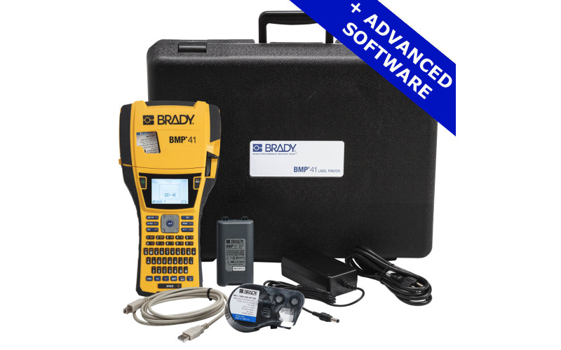 Brady BMP41 Hand Held Label Printer with Advanced Software (BMP41‐UK-PWID)