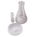 Nylon Cloth White Cable Labels <24mm wire diam, 25.4mm(W) x 101.6mm(H) x 100 (M6-23-499)