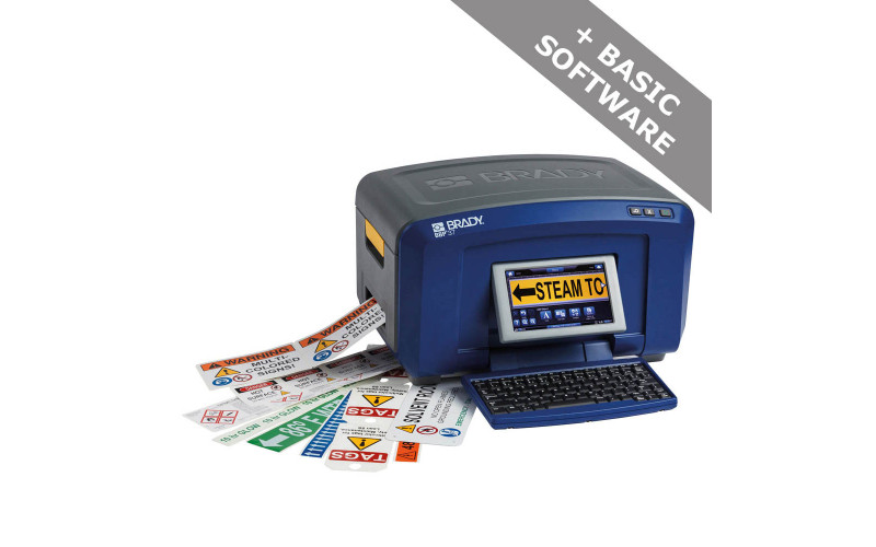Brady BBP37 - Multicolour & Cut Sign and Label Printer, UK - QWERTY