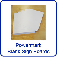 Powermark rigid sign boards Powermark rigid sign boards