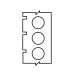 Nylon Cloth Vial Top White labels, 12.7mm diameter x 500 labels (M6-83-499)