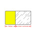 Self-laminating Polyester Yellow labels, 25.4mm(W) x 66.7mm(H) x 100 labels (M6-75-461YL)