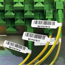 Fibre Optic Cable 'T' Flags, 30mm(W) x 10mm(H) x 1000 labels (B33FP-01-425)