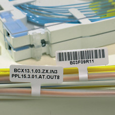Fibre Optic Cable 'T' Flag 30mm(W) x 10mm(H) 250 labels (M7-1-425-FT)
