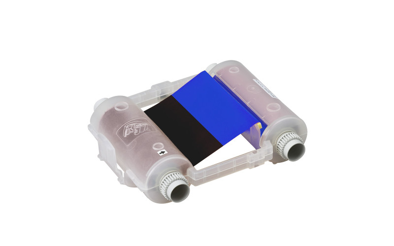 Globalmark Ribbon - 2 Colour Black/Blue 105mm x 60m