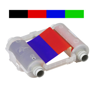 Globalmark Ribbon - 4 Colour Black/Red/Blue/Green 105mm x 60m Globalmark Ribbon - 4 Colour Black/Red/Blue/Green 105mm x 60m