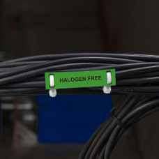 Halogen Free Cable Tags, GREEN, 15 x 75mm (250 box), BM-15x75-7643-GN