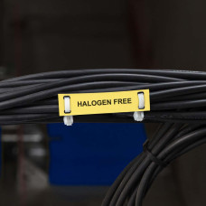 Halogen Free Cable Tags, YELLOW, 10 x 60mm (250 box), BM7-10x60-7643-YL