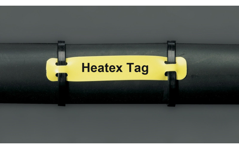 Heatex Tags Yellow ON-LINER 10mm(H) x 75mm (W) x 250 Tags (BM-10x75-7643-YL-L) Heatex Tags Yellow ON-LINER 10mm(H) x 75mm (W) x 250 Tags (BM-10x75-7643-YL-L)