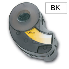 IdXpert Black on White Vinyl 12.7mm x 9m (XC-500-595-WT-BK)