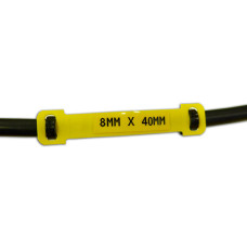 Laminat Cable Marking Blank Tags, YELLOW 65mm x 13mm x 100pcs (LC-65x13-B7644)