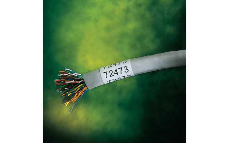 Vinyl Cloth Repositionable Cable Labels <15mm wire diam, 25.4mm(W) x 63.5mm(H) x 100 (M6-21-498) Vinyl Cloth Repositionable Cable Labels <15mm wire diam, 25.4mm(W) x 63.5mm(H) x 100 (M6-21-498)