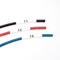 A6200 Nylon Cloth Labels for 1.52 - 6.1mm cables, 12.7 x 19.1mm x 600 roll (A62-7-499)