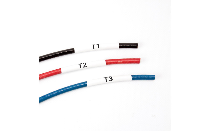 Vinyl Cloth Repositionable Cable Labels <4.5mm wire diam, 6.4mm(W) x 19.1mm(H) x 750 (M6-10-498) Vinyl Cloth Repositionable Cable Labels <4.5mm wire diam, 6.4mm(W) x 19.1mm(H) x 750 (M6-10-498)