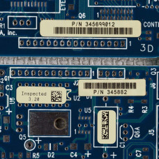 BBP11/BBP12 Polyimide PCB Amber Labels 6.4mm x 6.4mm, 2500 labels (BPT-11-652-2.5)