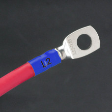 Permasleeves Blue 11.4-24.1mm wire diam 44.8mm(W) x 42.2mm(H) x 50pcs (M6-1000-175-342-BL)