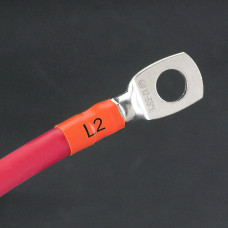 Permasleeves Orange 11.4-24.1mm wire diam 44.8mm(W) x 42.2mm(H) x 50pcs (M6-1000-175-342-OR)