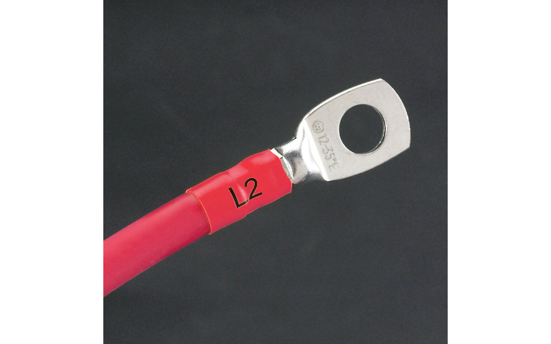 Permasleeves Red 11.4-24.1mm wire diam 44.8mm(W) x 42.2mm(H) x 50pcs (M6-1000-175-342-RD)