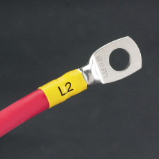 Permasleeve Double Sided for 9-24mm wire diam, 50.8 x 40.6mm x 250 (B33D-1000-2-342YL)