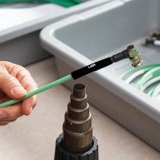 Permasleeve Double Sided for 6.4-17.8mm wire diam, 50.8 x 30.5mm x 250 (B33D-750-2-342BK)