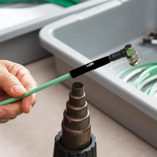 Permasleeve Double Sided for 6.4-17.8mm wire diam, 50.8 x 30.5mm x 250 (B33D-750-2-342BK) Permasleeve Double Sided for 6.4-17.8mm wire diam, 50.8 x 30.5mm x 250 (B33D-750-2-342BK)