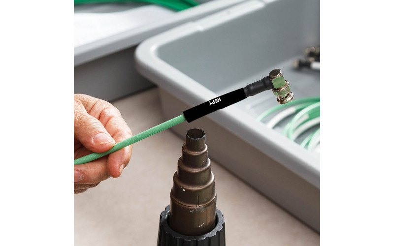 Permasleeve Double Sided for 6.4-17.8mm wire diam, 50.8 x 30.5mm x 250 (B33D-750-2-342BK) Permasleeve Double Sided for 6.4-17.8mm wire diam, 50.8 x 30.5mm x 250 (B33D-750-2-342BK)