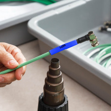 Permasleeves Blue 4.8-11.4mm wire diam 44.8mm(W) x 21.6mm(H) x 100pcs (M6-500-175-342-BL) Permasleeves Blue 4.8-11.4mm wire diam 44.8mm(W) x 21.6mm(H) x 100pcs (M6-500-175-342-BL)