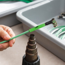 Permasleeves Green 4.8-11.4mm wire diam 44.8mm(W) x 21.6mm(H) x 100pcs (M6-500-175-342-GR) Permasleeves Green 4.8-11.4mm wire diam 44.8mm(W) x 21.6mm(H) x 100pcs (M6-500-175-342-GR)